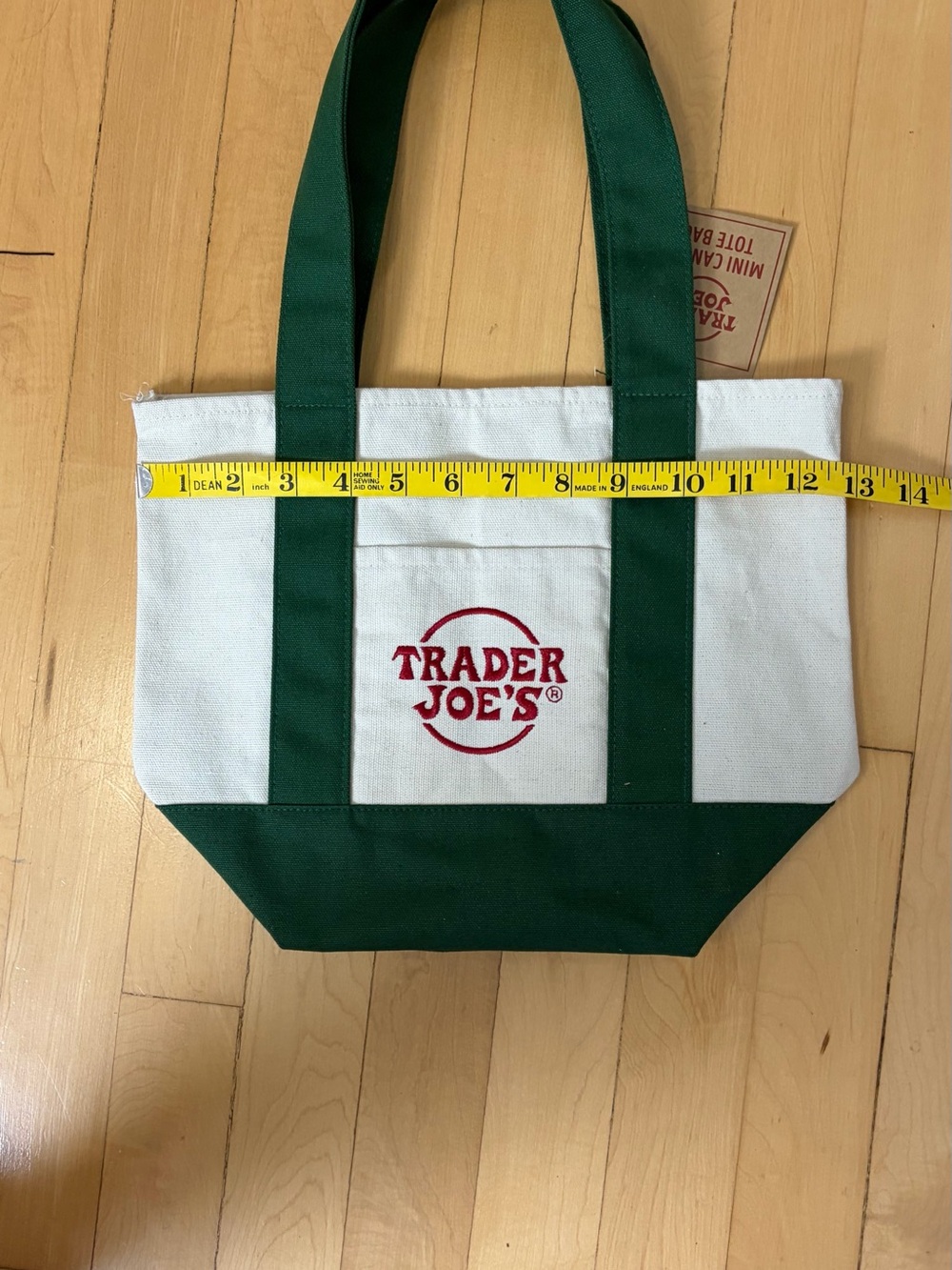 Trader Joe’s Mini Canvas Tote Bag - Picture 6 of 7